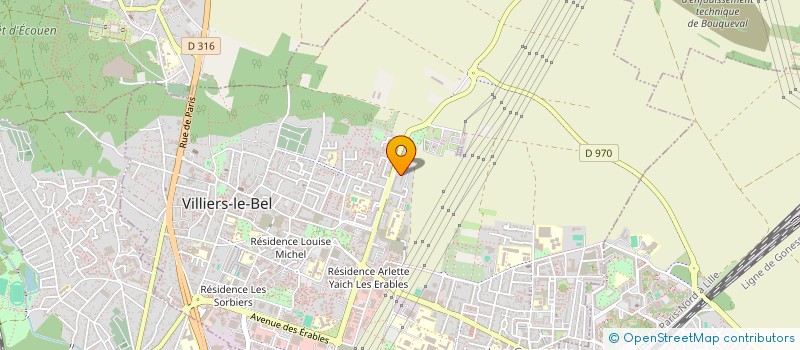 localisation de l'entreprise ANAGRAMME  VILLIERS-LE-BEL