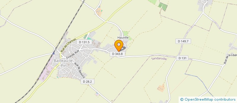 localisation de l'entreprise ANAGRAMME CONCEPT à BAILLEAU-LE-PIN