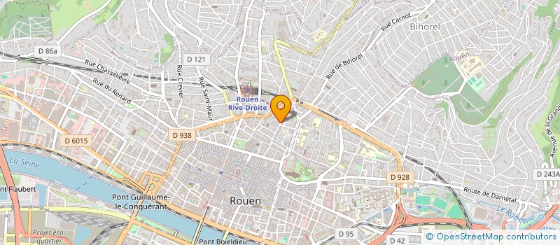 localisation de l'entreprise ANAHATA à ROUEN