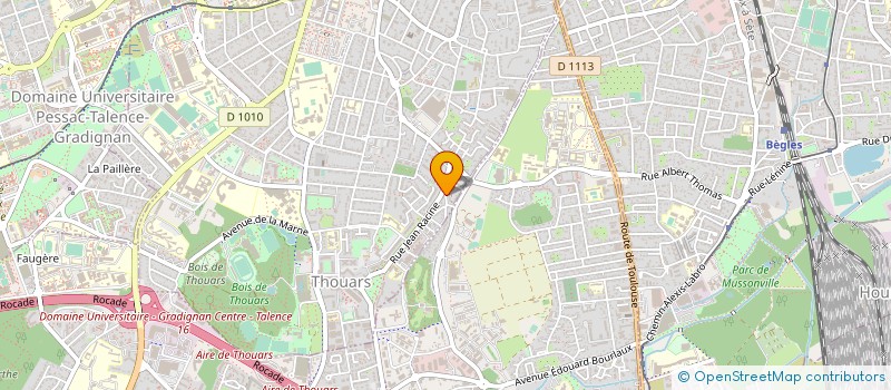 localisation de l'entreprise ANAHATA  TALENCE