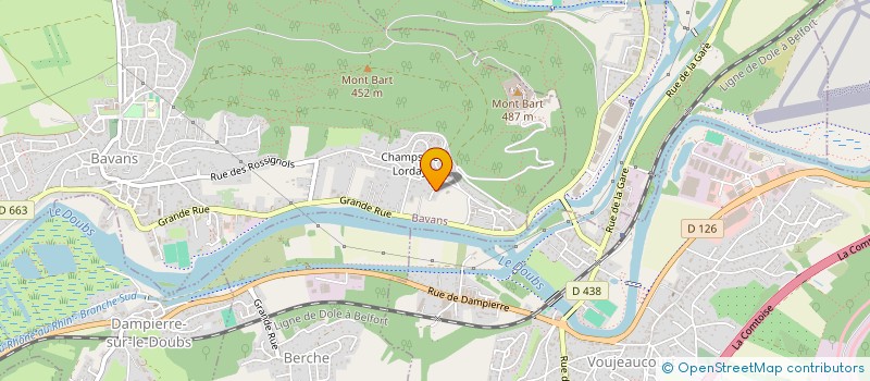 localisation de l'entreprise ANAHATA  BAVANS