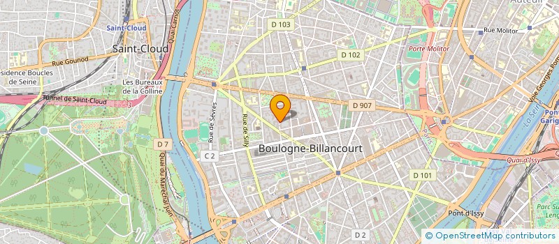 localisation de l'entreprise ANAHATA CONSULTING  BOULOGNE-BILLANCOURT