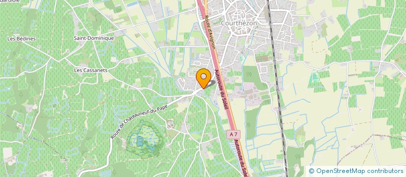 localisation de l'entreprise ANAHATA FLOW  COURTHEZON