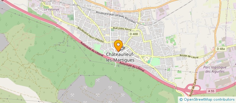 localisation de l'entreprise ANAHATA-LA VOIE DU COEUR à CHATEAUNEUF-LES-MARTIGUES