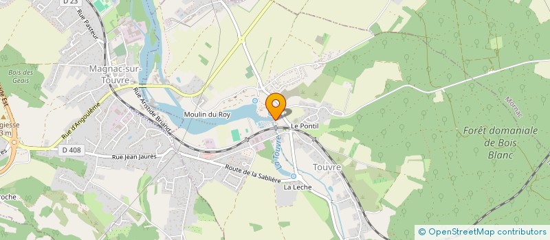 localisation de l'entreprise ANAHATA MUSICA  TOUVRE