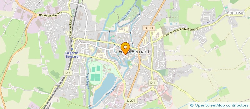 localisation de l'entreprise ANAHE à LA FERTE-BERNARD