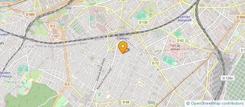 localisation de l'entreprise ANAHEIM FRANCE à CLAMART