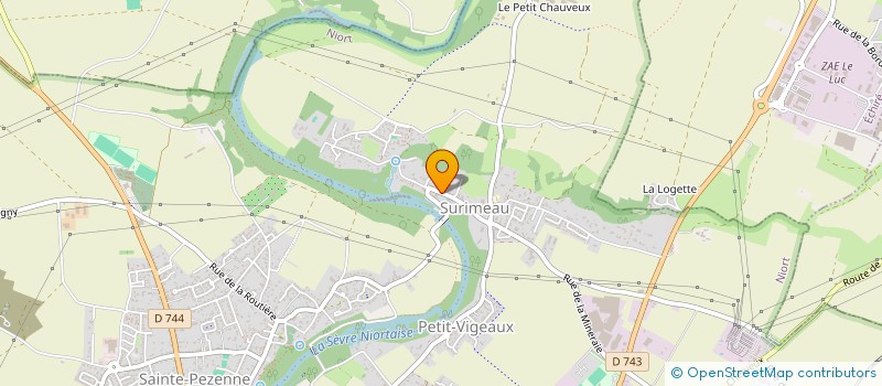 localisation de l'entreprise ANAHITA  NIORT