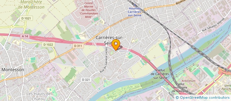 localisation de l'entreprise ANAHOMI  CARRIERES-SUR-SEINE