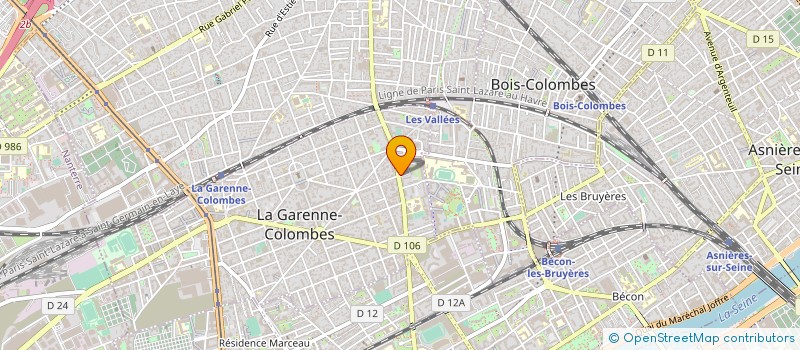 localisation de l'entreprise ANAHUKA à LA GARENNE-COLOMBES