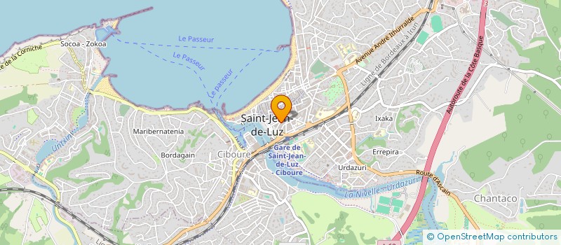 localisation de l'entreprise ANAI-ARTEA à SAINT-JEAN-DE-LUZ