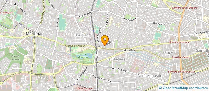 localisation de l'entreprise ANAIA à BORDEAUX
