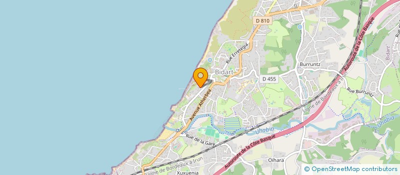 localisation de l'entreprise ANAIA à BIDART