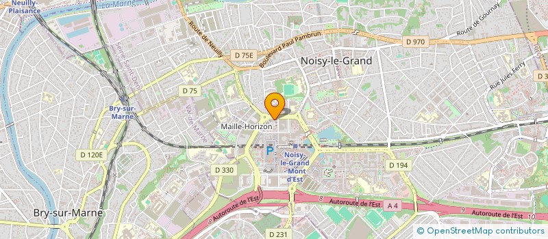 localisation de l'entreprise ANAIDE GROUPE HOLDING  NOISY-LE-GRAND