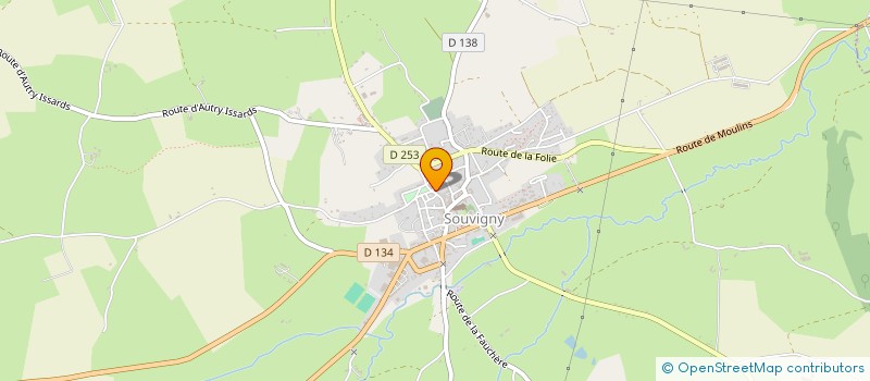 localisation de l'entreprise ANAIS  SOUVIGNY