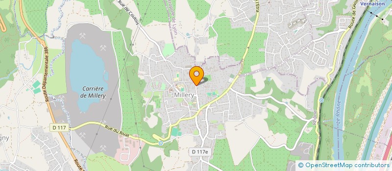 localisation de l'entreprise ANAIS  MILLERY