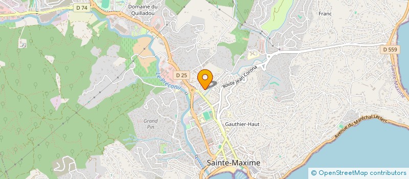 localisation de l'entreprise ANAIS à SAINTE-MAXIME