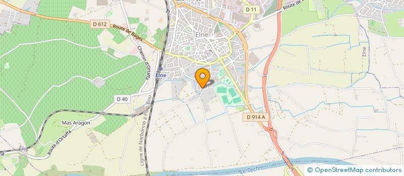 localisation de l'entreprise ANAIS  ELNE