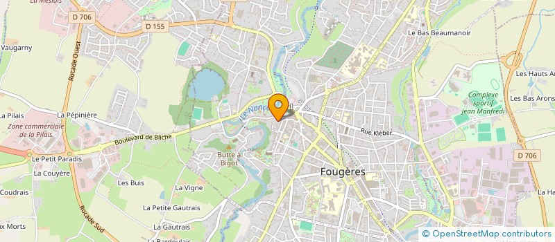 localisation de l'entreprise ANAIS à FOUGERES
