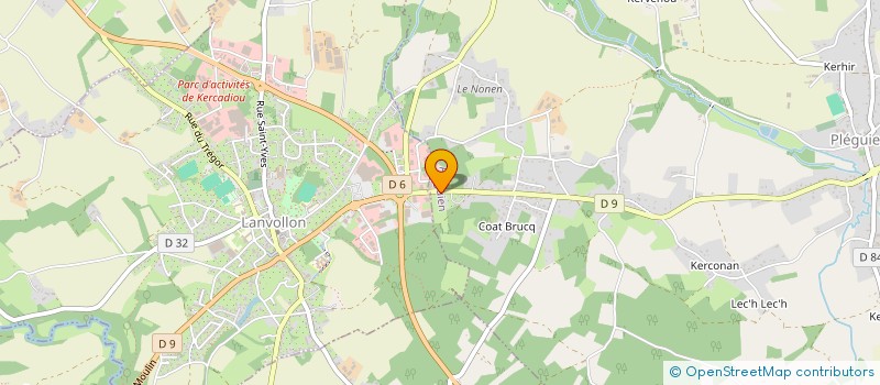 localisation de l'entreprise ANAIS  PLEGUIEN