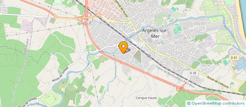 localisation de l'entreprise ANAIS à ARGELES-SUR-MER