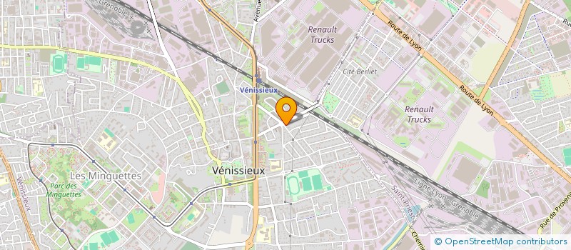 localisation de l'entreprise ANAIS  VENISSIEUX