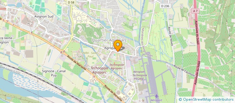 localisation de l'entreprise ANAIS-84  AVIGNON