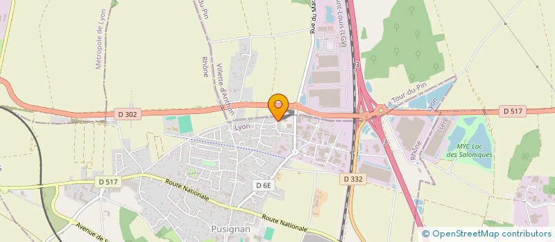 localisation de l'entreprise ANAIS  PUSIGNAN