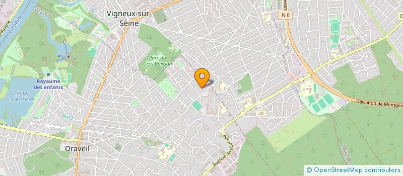 localisation de l'entreprise ANAIS à DRAVEIL