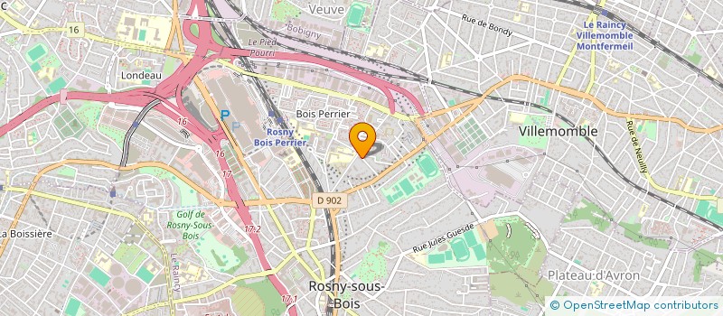 localisation de l'entreprise ANAIS ALEXANDRA ET LAMAILLE SONY à ROSNY-SOUS-BOIS