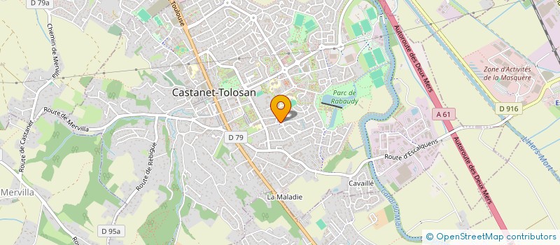 localisation de l'entreprise ANAIS CARRIAT DECO à CASTANET-TOLOSAN