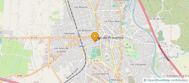 localisation de l'entreprise ANAIS CONSTRUCTIONS à SALON-DE-PROVENCE