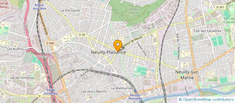 localisation de l'entreprise ANAIS D à NEUILLY-PLAISANCE