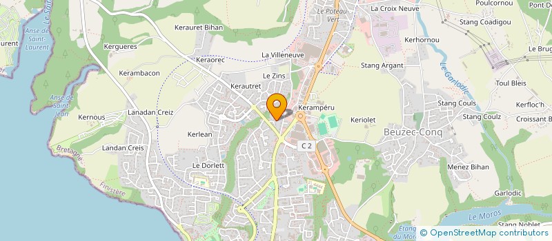 localisation de l'entreprise ANAIS DE KERWEN  CONCARNEAU