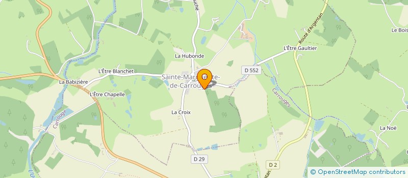 localisation de l'entreprise ANAIS EN TOURNEE à SAINTE-MARGUERITE-DE-CARROUGES