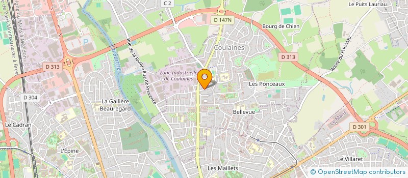 localisation de l'entreprise ANAIS EURE ET LOIR à COULAINES