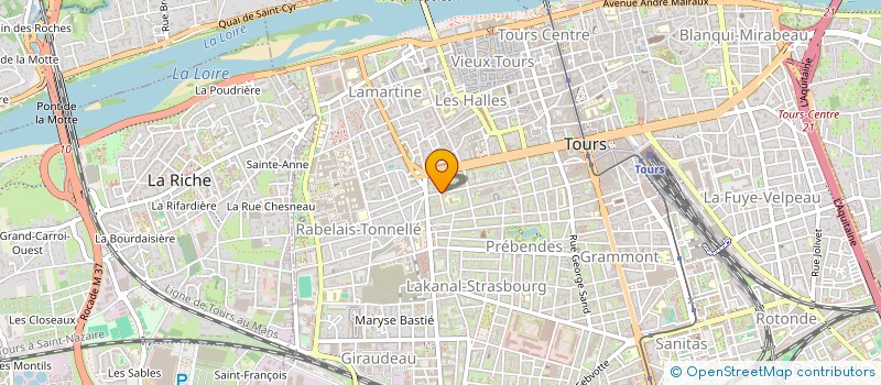 localisation de l'entreprise ANAIS FAGGIO IMMO à TOURS