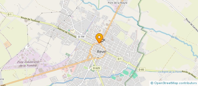 localisation de l'entreprise ANAIS IMMOBILIER à REVEL