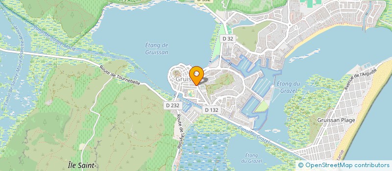 localisation de l'entreprise ANAIS IMMOBILIER GRUISSAN à GRUISSAN