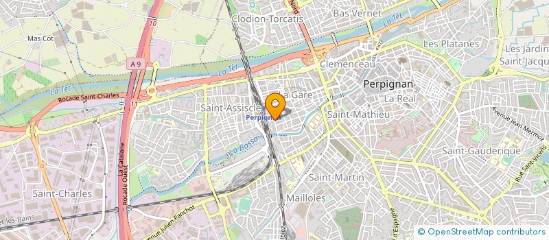 localisation de l'entreprise ANAIS LC INVEST à PERPIGNAN