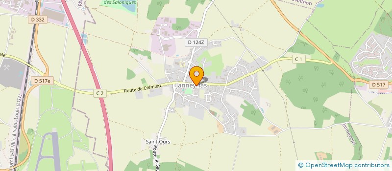 localisation de l'entreprise ANAIS POLLET EURL  JANNEYRIAS