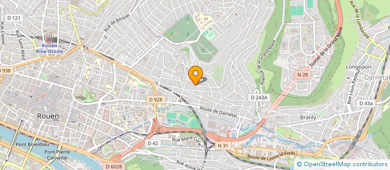 localisation de l'entreprise ANAIS POUR LES CHEVEUX D ARGENT à ROUEN