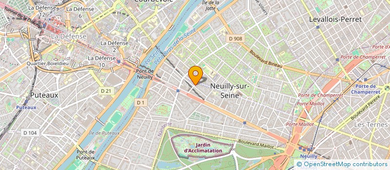 localisation de l'entreprise ANAIS PRESSING SERVICES à NEUILLY-SUR-SEINE