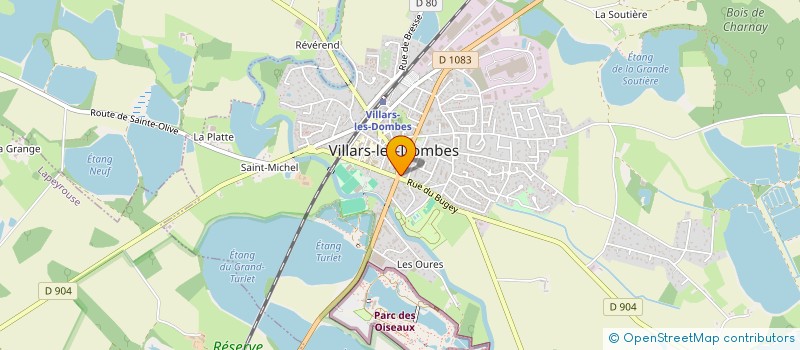localisation de l'entreprise ANAIS SARL à VILLARS-LES-DOMBES