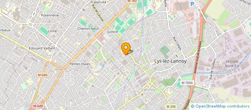 localisation de l'entreprise ANAISANAIS70  LYS-LEZ-LANNOY