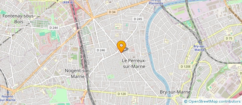 localisation de l'entreprise ANAISE SARL  LE PERREUX-SUR-MARNE