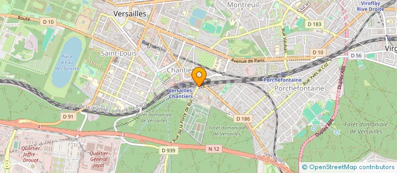 localisation de l'entreprise ANAISTHESIA à VERSAILLES