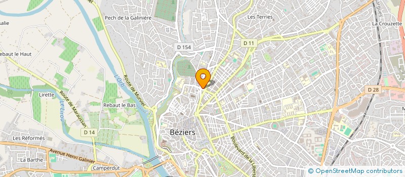localisation de l'entreprise ANAITA  BEZIERS