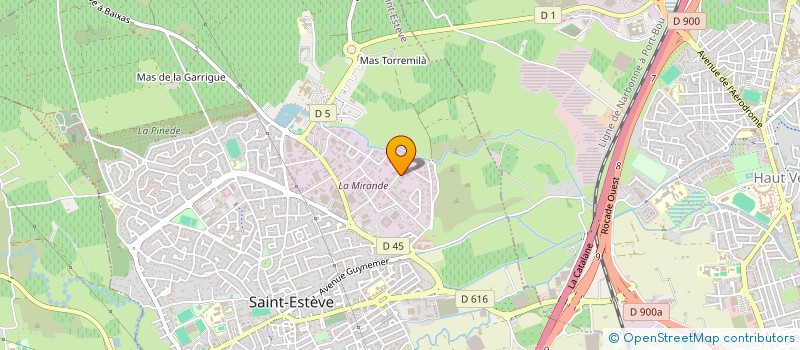localisation de l'entreprise ANAIVAS PRECISION à SAINT-ESTEVE