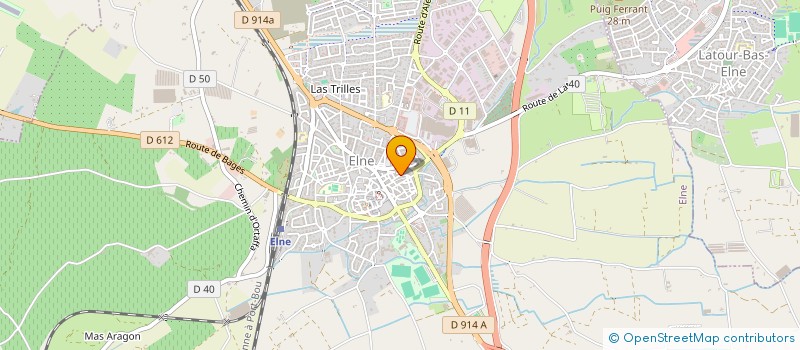 localisation de l'entreprise ANAJADE  ELNE